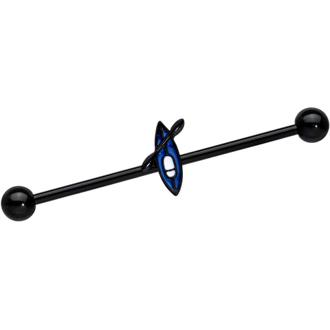 14G Black Blue Summer Kayak Boat Industrial Barbell 38mm