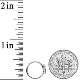 18G 3/8 Springtime White Tulip Flowers Nose Hoop