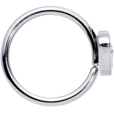 18G 3/8 Sweet Smiling Whale Nose Nose Hoop