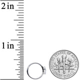 18G 3/8 Sweet Smiling Whale Nose Nose Hoop