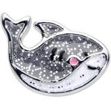 20G 1/4 Sweet Smiling Whale Nose Bone