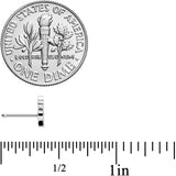 20G 1/4 Happy Purple Hippo Nose Bone