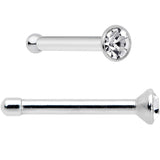 20G 1/4 Clear Gem Licensed DC Comics Batman Nose Bone Set of 3