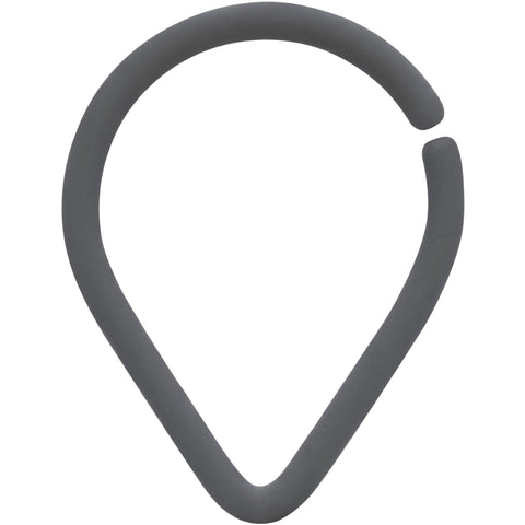 18G 3/8 Grey Matte Teardrop Cartilage Closure Ring