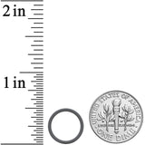 18G 3/8 Grey Matte Cartilage Hinged Segment Ring