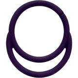 18G 3/8 Dark Purple Matte Double Circle Hinged Segment Ring