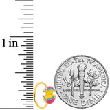 20G 5/16 Gold Tone Fancy Easter Chick Nose Hoop