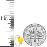 20G 5/16 Gold Tone Yellow Easter Chick Nose Hoop