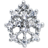 20G 5/16 Clear CZ Gem Constellation Nose Bone