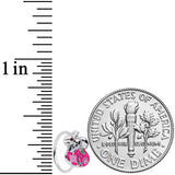 20G 5/16 Pink Gem Pink Easter Egg Easter Bunny Nose Hoop