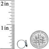 20G 5/16 Bow Tie Yellow Red Giraffe Nose Hoop