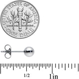 20G 5mm Ball End Grade 23 Titanium Post Stud Earrings