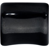 Black Curled Heart Valentines Day Tunnel Plug Set