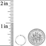 20G 3/8 Clear CZ Gem Forward Facing Nose Hoop