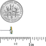 20G 1/4 Summer Corn on the Cob Nose Bone