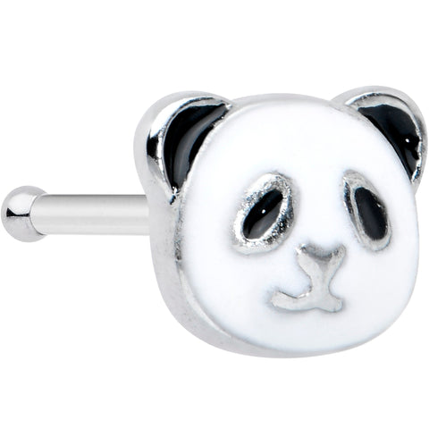 20G 1/4 Cutie Face Panda Nose Bone