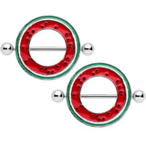 14G 13/16 Tasty Watermelon Summer Nipple Shield Set