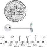 Brilliant Butterfly Barbell Tongue Ring