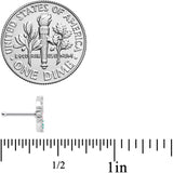 20G 1/4 Clear CZ Gem Abstract Butterfly Nose Bone