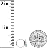 20G 5/16 Clear CZ Gem Abstract Butterfly Nose Hoop