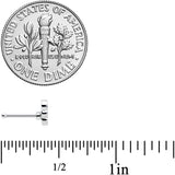 20G 1/4 Pride Rainbow Stripes Butterfly Nose Bone