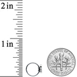 20G 5/16 Pride Rainbow Stripes Butterfly Nose Hoop