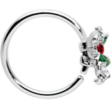 20G 5/16 Tiny Ladybug Leaves Nose Hoop