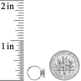 20G 5/16 Tiny Ladybug Leaves Nose Hoop