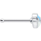 20G 1/4 Happy Little Blue Bird Nose Bone