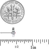 20G 1/4 Pink Gem Black Cat White Flowers Nose Bone