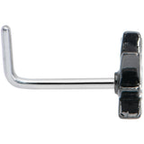 20G 1/4 Multicolor Pot Leaf L Shape Nose Ring