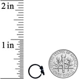 20G 5/16 Black Baby Penguin Nose Hoop