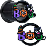 Black Boo Party Halloween Tunnel Plug Set