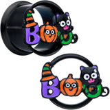 Black Boo Party Halloween Tunnel Plug Set