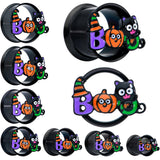 Black Boo Party Halloween Tunnel Plug Set