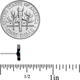 20G 1/4 Sunset Side Butterfly Nose Bone