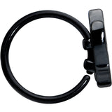 20G 5/16 Black Sunset Side Butterfly Nose Hoop