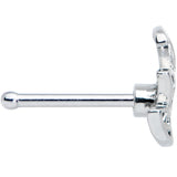 20G 1/4 Autumnal Colors Maple Leaf Nose Bone