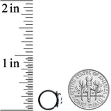 20G 5/16 Black Hipster Ghost Halloween Nose Hoop