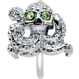 20G 5/16 Clear Green Gem Sunglasses Octopus Nose Hoop