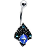 Blue Gem Rococo Blues Elegant Belly Ring
