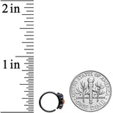 20G 1/4 Black Boo Party Halloween Nose Hoop