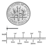 18G 5/16 G23 Titanium Threadless Post Only Labret Tragus Nose