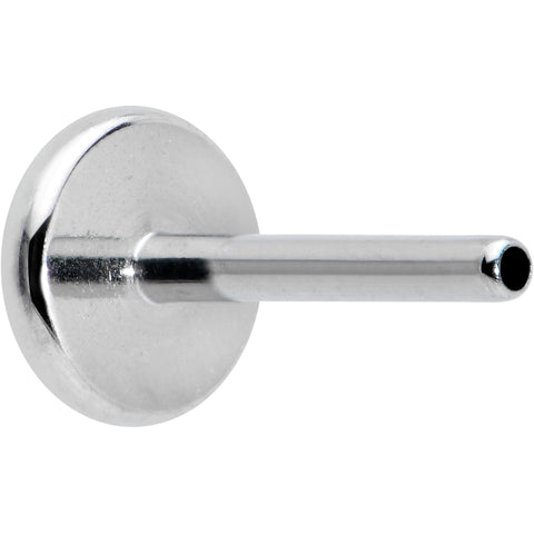 20G 1/4 G23 Titanium Threadless Post Only Labret Tragus Nose