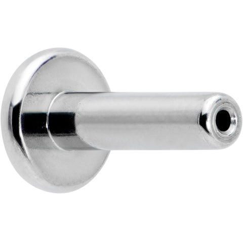14G 1/4 G23 Titanium Threadless Post Only Labret Monroe Tragus
