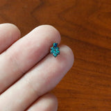 20G 1/4 Green Synthetic Opal Fall Leaf Nose Bone