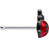 20G 1/4 Classic Ladybug Nose Bone