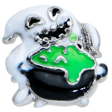 20G 1/4 Ghost Goo Cauldron Halloween Left Side Nose Screw