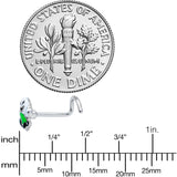 20G 1/4 Ghost Goo Cauldron Halloween Left Side Nose Screw