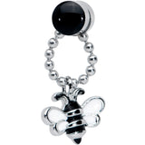 Bee Chain Dangle Non Pierced Magnetic Clip On Fake Septum Ring